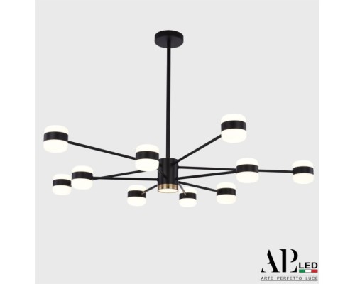 Потолочная люстра Ferrara 3307.6296-10 Black APL LED