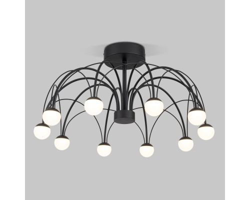 Потолочная люстра Ragno 90035/10  LED черный Eurosvet
