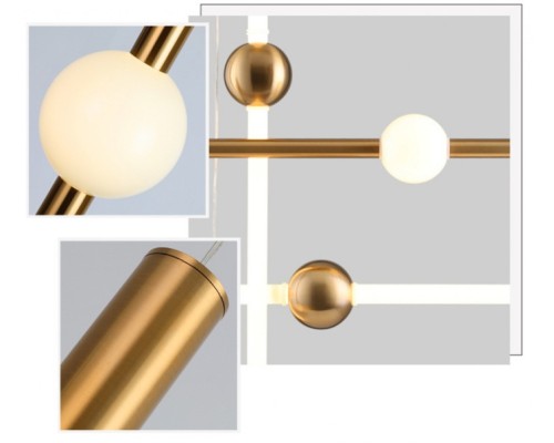 Подвесной светильник Orion ST-1690S gold DeLight Collection
