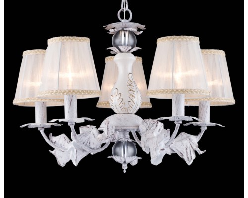 Подвесная люстра Lady LADY 70043-5C WHITE GOLD Natali Kovaltseva