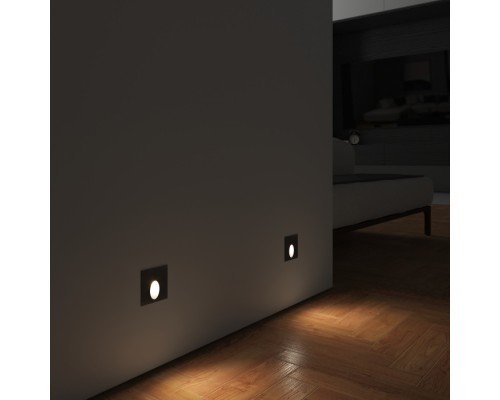 Встраиваемый светильник уличный Step 2 MRL LED 1102 чёрный Elektrostandard