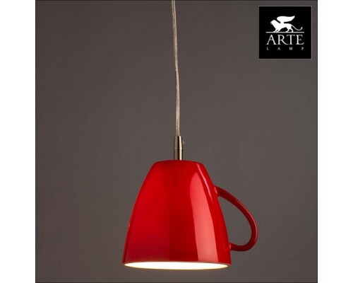 Подвесной светильник Caffetteria A6605SP-1RD Arte Lamp