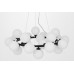 Подвесной светильник Marsiada LDP 6033-25 BK Lumina Deco