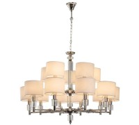Подвесная люстра Малье LH1053/15H-NK-WT Lumien Hall