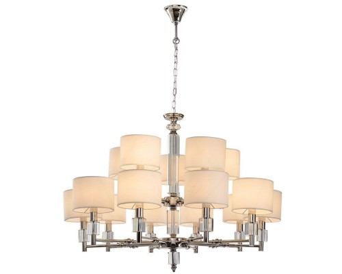 Подвесная люстра Малье LH1053/15H-NK-WT Lumien Hall