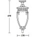 Потолочный светильник уличный VERONA 86205A R Oasis Light