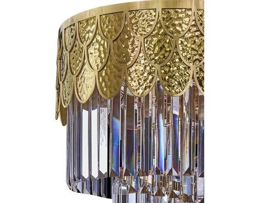 Подвесная люстра Делис 3012/13P-TGD-CL Lumien Hall