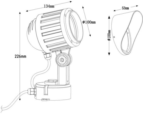 Прожектор уличный Power Spot 730230 Deko-Light