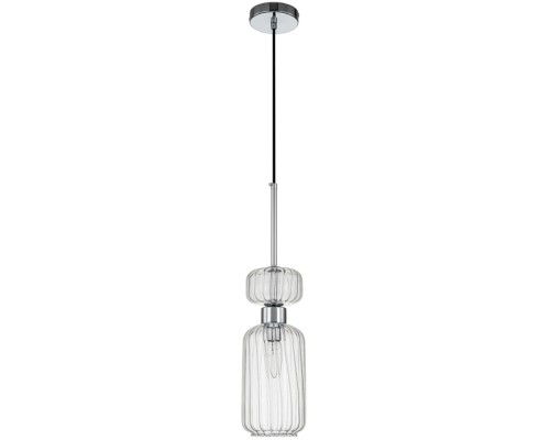 Подвесной светильник Gloss 1141/1S Chrome/Clear Escada