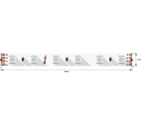 Светодиодная лента LUX DSG560-24-RGB-33 DesignLed