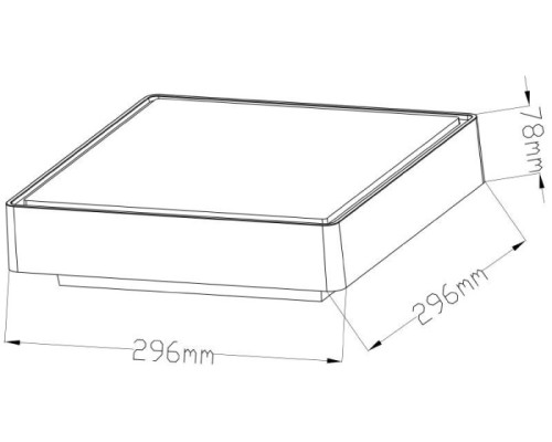 Потолочный светильник Quadrata 348009 Deko-Light