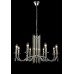 Подвесная люстра AURELIO AURELIO SP8 GOLD+CHROME/TRANSPARENT Crystal Lux