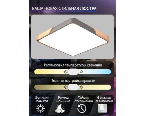 Потолочный светильник Scandinavian LED LAMPS 81413 Natali Kovaltseva