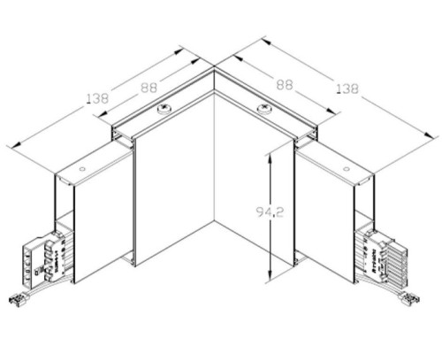 Коннектор LINEAIR FLAT 031472 Arlight