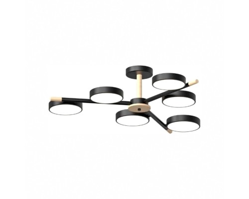 Потолочная люстра LED4U L3208-800 BK LED4U