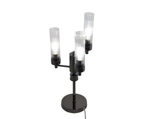 Интерьерная настольная лампа  INDIGO TL3 PEARL BLACK AM Group