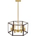 Подвесная люстра  LDP 1142-6 BK+MD Lumina Deco