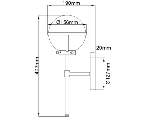 Бра Hollis HK-HOLLIS1-O-HB-BATH Hinkley