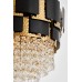 Подвесная люстра Molina LDP 7045-600 BK+GD Lumina Deco