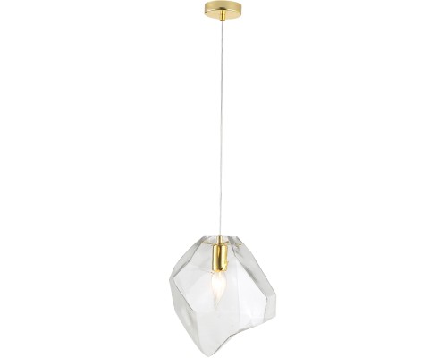 Подвесной светильник Nuestro NUESTRO SP1 GOLD/TRANSPARENT Crystal Lux