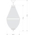 Потолочная люстра AREZZO ARE-PL-8(N)300 Kutek