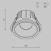 Точечный светильник Alfa LED DL043-01-15W4K-RD-W Maytoni