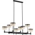 Подвесная люстра Diamond cut MD21020075-8B matt black DeLight Collection