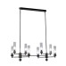 Потолочная люстра  INDIGO SPL8 PEARL BLACK AM Group