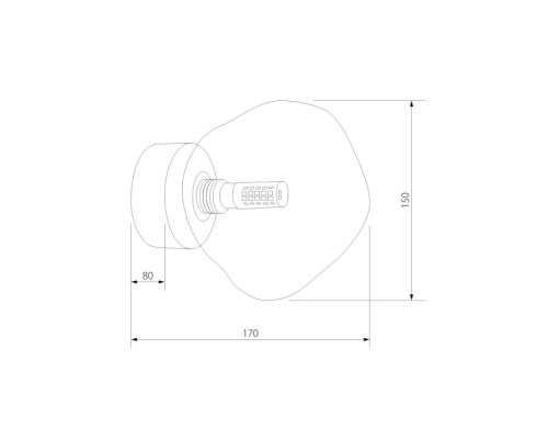 Настенно-потолочный светильник Lava Sabia 11104 Lava Sabia TK Lighting