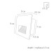 Подсветка для лестниц и ступеней Piazza A7123IN-1WH Arte Lamp