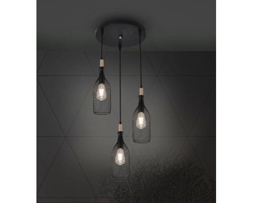 Подвесной светильник Veronica WD4002/3P-BK-WD Wedo Light