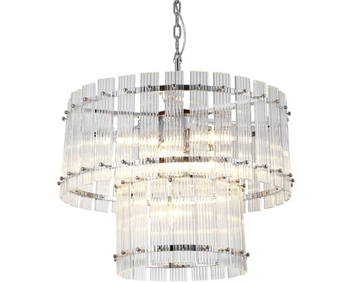 Подвесная люстра Ruby KG1112P-7 chrome/clear DeLight Collection