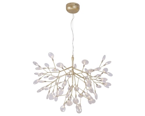 Подвесная люстра EVITA EVITA SP63 GOLD/TRANSPARENT Crystal Lux