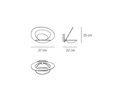 Настенный светильник Pirce 1240020A Artemide