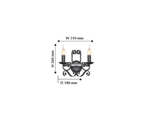 Бра Palermo 2162-2W F-Promo