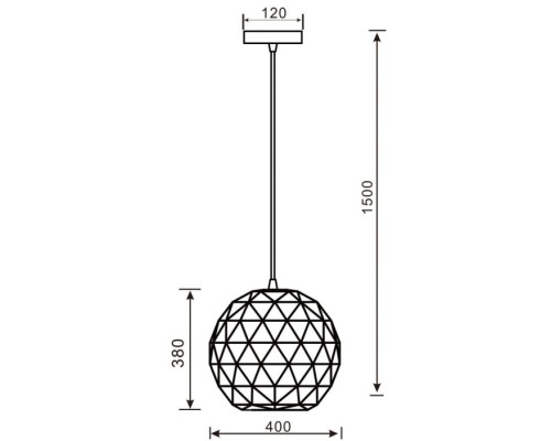 Подвесной светильник Asterope round 342130 Deko-Light
