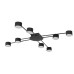 Потолочная люстра Tracy A1527PL-8BK Arte Lamp