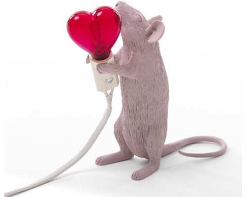 Интерьерная настольная лампа Mouse Lamp 15220SV Seletti