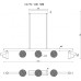 Подвесной светильник Telescope C4774-100 SWH iLedex