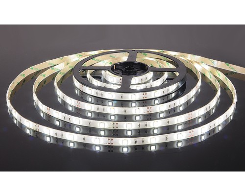Светодиодная лента 12V 7,2W Лента светодиодная 12V 7,2W 30Led 5050 IP65 холодный белый, 5м Elektrostandard
