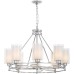 Подвесная люстра Marietta LDP 8025-8 CHR+WT Lumina Deco