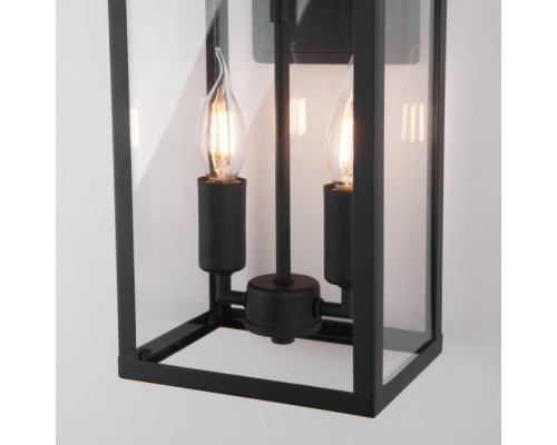 Настенный светильник уличный Candle 35150/D черный Elektrostandard