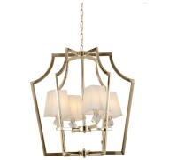 Подвесная люстра  LDP 1249-4 GD+WT Lumina Deco