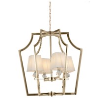 Подвесная люстра  LDP 1249-4 GD+WT Lumina Deco