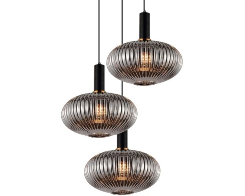 Подвесной светильник  LDP 1216-3 GY+BK Lumina Deco