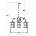 Уличный светильник подвесной BARSELONA 81270/3/16 Gw Oasis Light