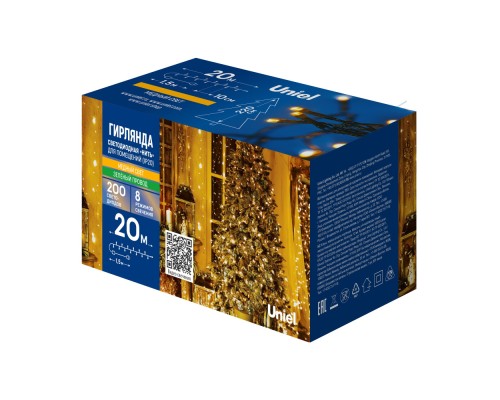 Гирлянда  ULD-S2000-200/DGA COPPER IP20 Uniel