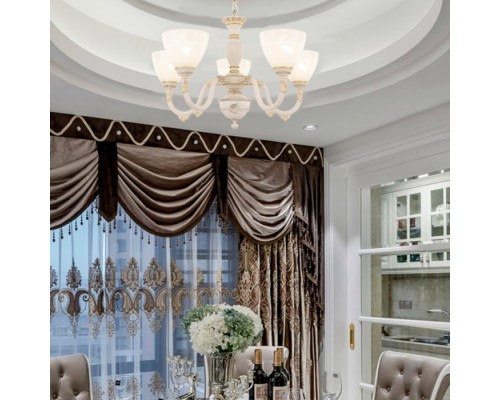 Подвесная люстра AM343837 347837/5 WT+G Arte Milano