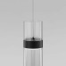 Подвесной светильник Lumen 50244/1 LED черный/прозрачный Eurosvet
