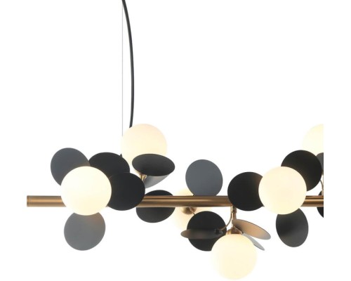 Подвесная люстра Ilmari LH4136/12PO-BR-BK Lumien Hall